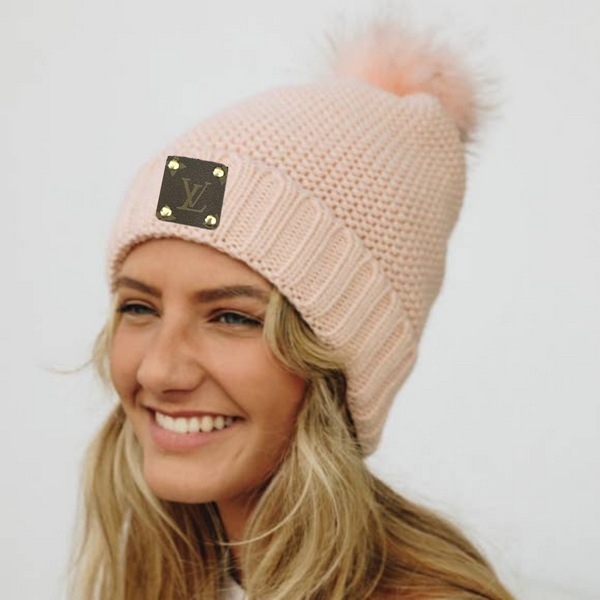 Upcycled Knit Beanies with Faux Fur Lining - Camille Bryanne