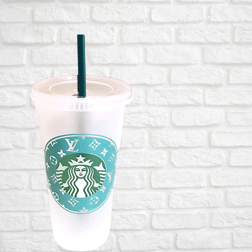 vuitton starbucks cup with