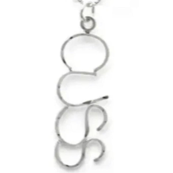 Handmade Sterling Silver ‘CUSS’ Necklace - Camille Bryanne