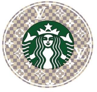 Louis Vuitton inspired Starbucks cup - Sweet Crafts By Eve