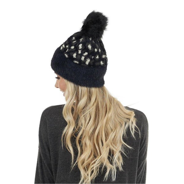 Upcycled Soft Leopard Beanies - Camille Bryanne
