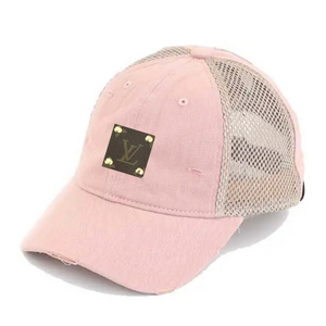 Upcycled LV Ball Cap