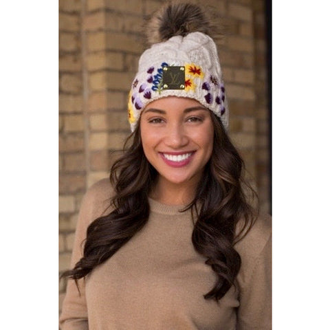 Louis Vuitton Recycled Winter Beanie Pom Pom Hat Tan - $85 New With Tags -  From Katheline