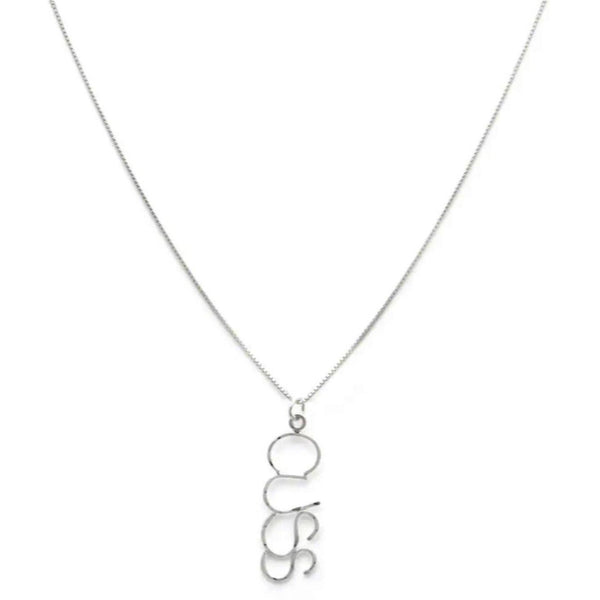 Handmade Sterling Silver ‘CUSS’ Necklace - Camille Bryanne