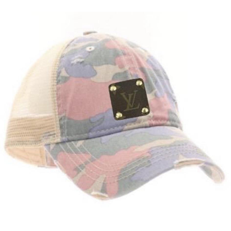 Upcycled Camo Baseball Caps - Camille Bryanne