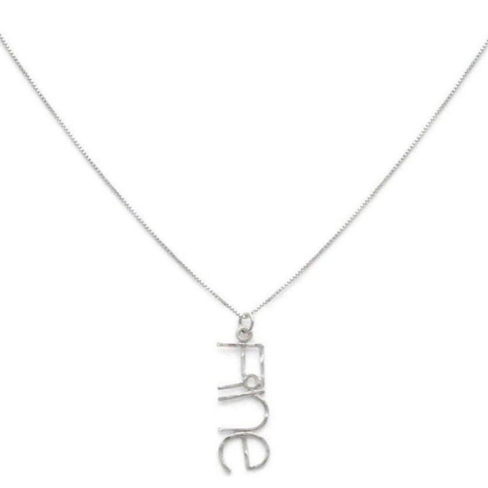 Handmade Sterling Silver ‘FINE’ Necklace - Camille Bryanne