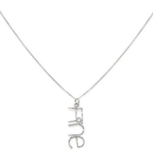 Handmade Sterling Silver ‘FINE’ Necklace - Camille Bryanne