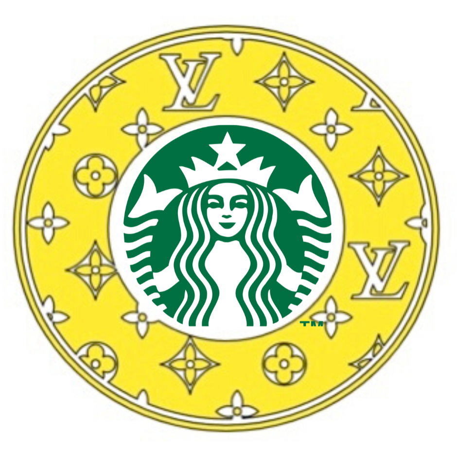 Louis Vuitton Starbucks personalized cold cup #starbuckscoffee