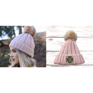 Ribbed Soft Knit LV Beanies - Camille Bryanne
