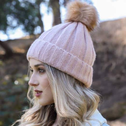 Ribbed Soft Knit LV Beanies - Camille Bryanne
