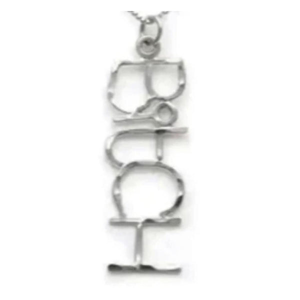 Handmade Sterling Silver ‘BITCH’ Necklace - Camille Bryanne