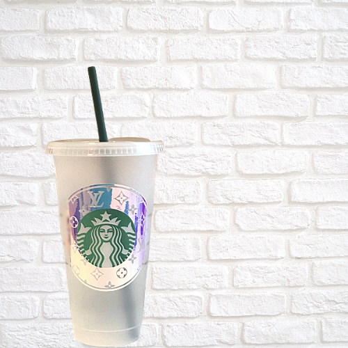 Starbucks Cold Cup LV Circle – Twinkling Design