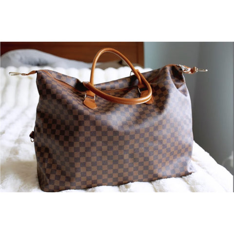 Weekender Bag- Dark Brown- MISSING SHOULDER STRAP