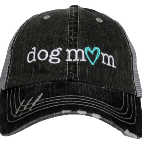 Dog Mom Distressed Baseball Cap - Camille Bryanne