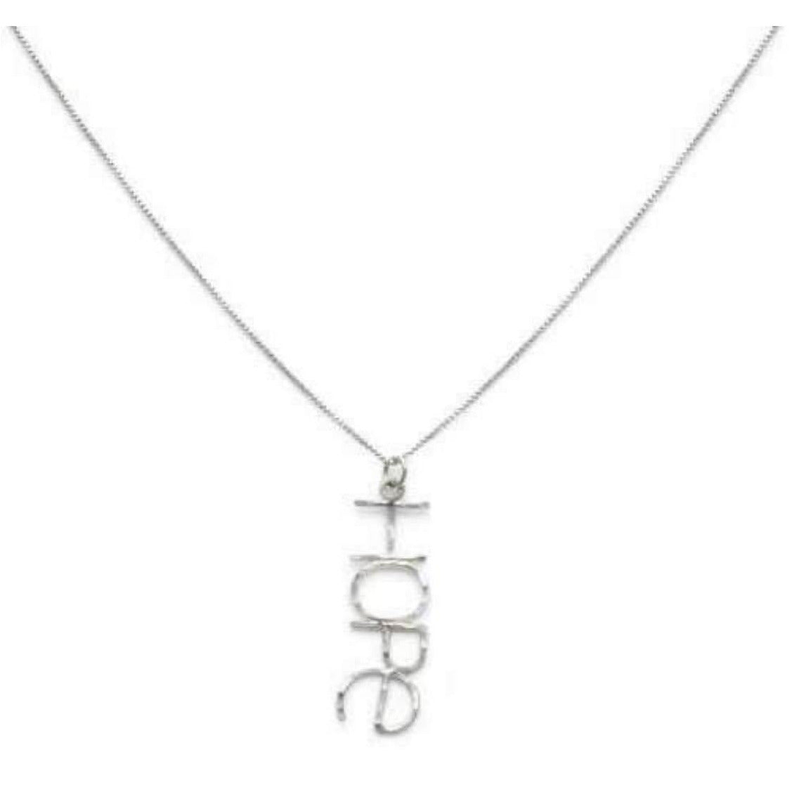Handmade Sterling Silver ‘HOPE’ Necklace - Camille Bryanne