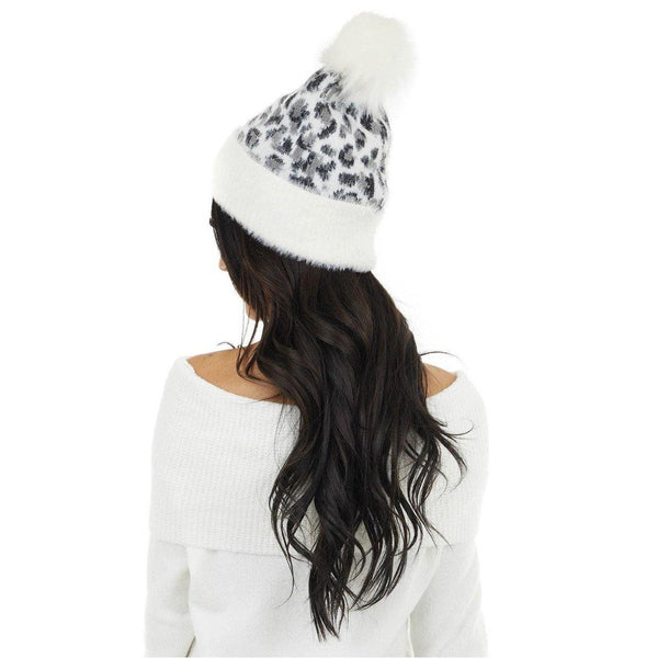 Upcycled Soft Leopard Beanies - Camille Bryanne