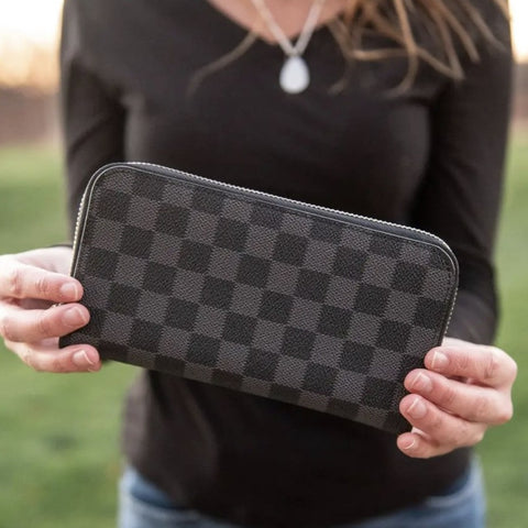 Luxe Wallet- Charcoal