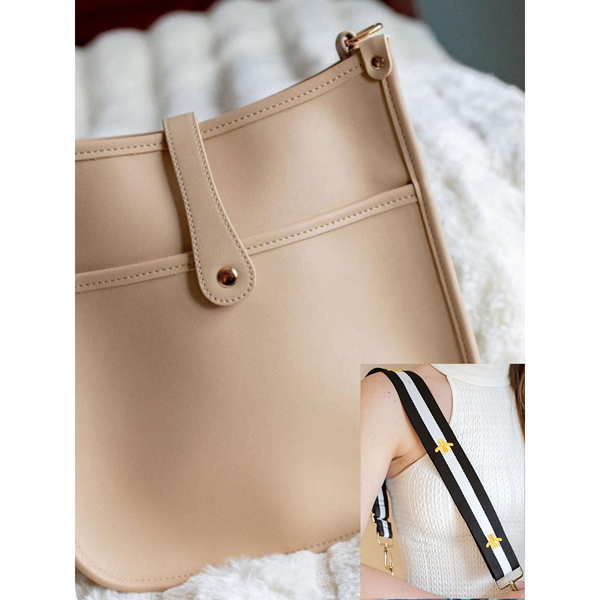 Cream Lana Bag w/ Choice of Crossbody Strap