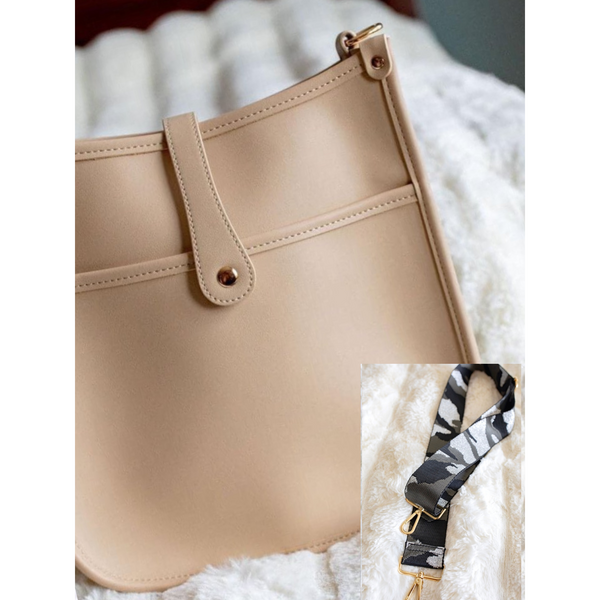 Cream Lana Bag w/ Choice of Crossbody Strap