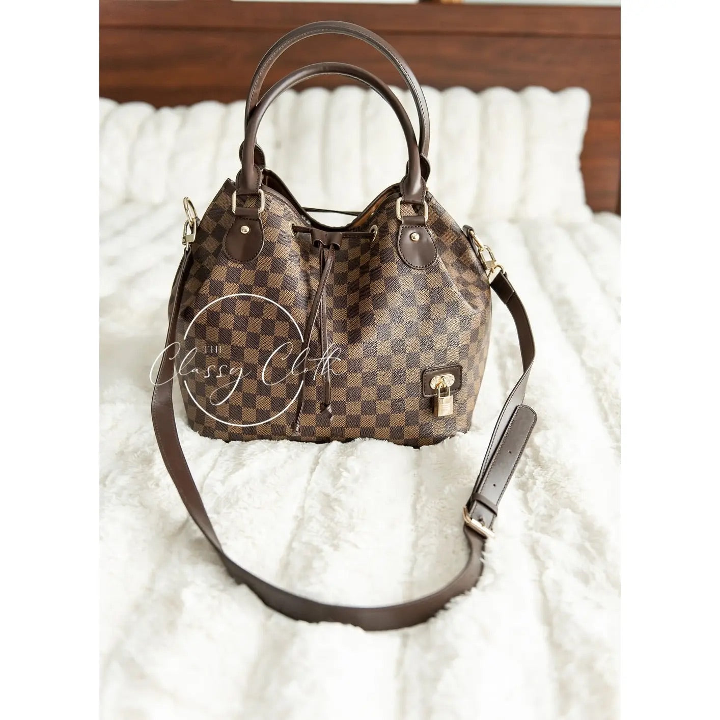 Bianca Bucket Bag- Dark Brown